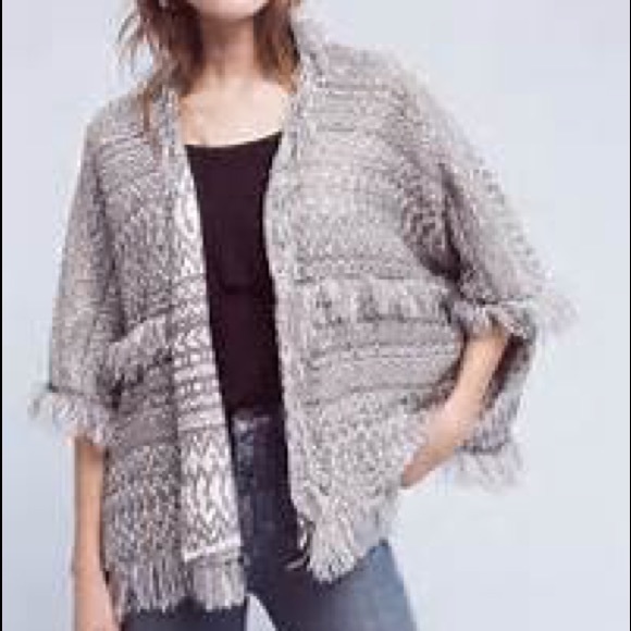 Anthropologie Sweaters - Anthropologie Shimmer Kimono